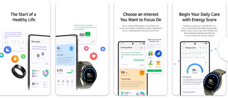 اپلیکیشن Samsung Health (سامسونگ هلث)