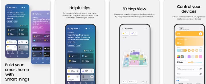 اپلیکیشن SmartThings(اسمارت تینگس)