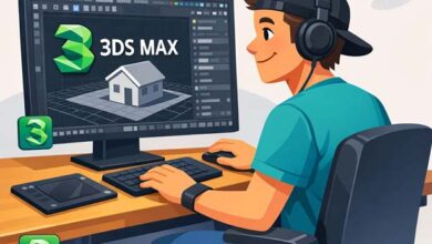 رندر خام در مکس و نکات