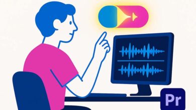 ترانزیشن صدا در پریمیر