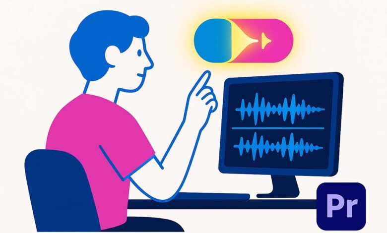 ترانزیشن صدا در پریمیر